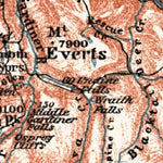 Waldin Map of the Yellowstone National Park, 1909 digital map
