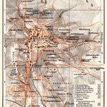 Waldin Marienbad (Mariánské Lázne) town plan, 1911 digital map