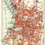 Waldin Marseille city map, 1904 digital map