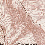 Waldin Mashuk mountain environs plan, 1912 digital map