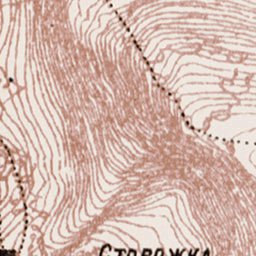 Waldin Mashuk mountain environs plan, 1912 digital map