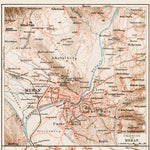 Waldin Meran (Merano) environs map, 1903 digital map