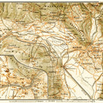 Waldin Meran (Merano) environs map, 1906 digital map