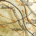 Waldin Meran (Merano) environs map, 1906 digital map