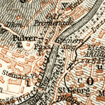 Waldin Meran (Merano) environs map, 1913 digital map