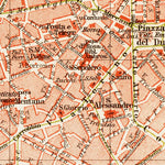 Waldin Milan (Milano) city map, 1903 digital map