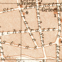Waldin Mitau (Jelgava) city map, 1914 digital map