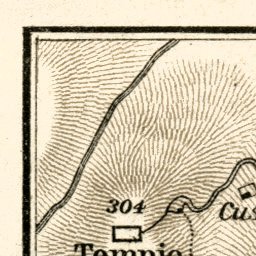 Waldin Monte Castellammare map, 1929 digital map