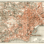 Waldin Naples (Napoli) city map, 1898 digital map