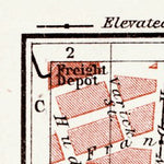 Waldin New York, Southern Part Map, 1909 digital map