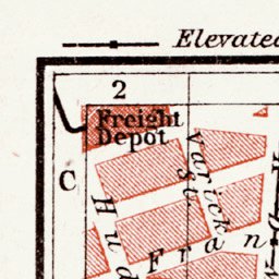 Waldin New York, Southern Part Map, 1909 digital map