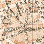 Waldin Nice city map, 1902 digital map