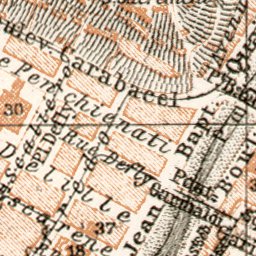 Waldin Nice city map, 1902 digital map