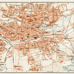 Waldin Nürnberg (Nuremberg) city map, 1909 digital map