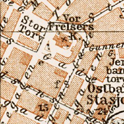 Waldin Oslo city map, 1931 digital map