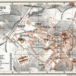 Waldin Oviedo city map, 1913 digital map