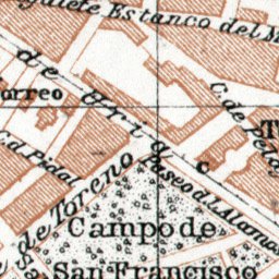Waldin Oviedo city map, 1913 digital map