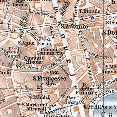 Waldin Palermo city map, 1929 digital map