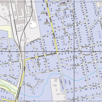 Waldin Парфино и окрестности, адресный план. Parfino (Novgorodskaya Oblast) Town Plan digital map