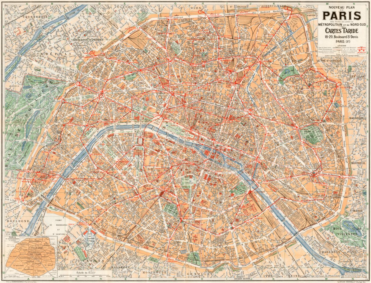 Maps - City maps, atlases - Paris City Map