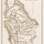 Waldin Pergamon (τὸ Πέργαμον, Bergama), ancient site plan after (Richard) Bohn, 1914 digital map