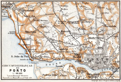 Waldin Porto and environs map, 1899 digital map