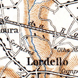 Waldin Porto and environs map, 1899 digital map
