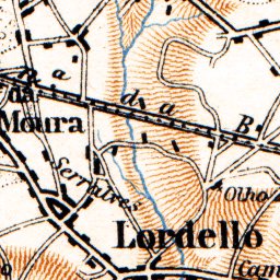 Waldin Porto and environs map, 1929 digital map