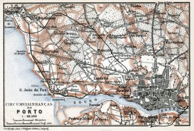 Waldin Porto Area Map, 1913 digital map