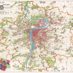 Waldin Prague (Praha) city map, 1939 digital map