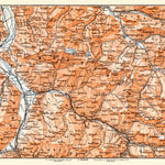Waldin Ragatz, Prötigau and Montafon map, 1897 digital map