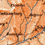 Waldin Ragatz, Prötigau and Montafon map, 1897 digital map
