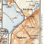 Waldin Rättvik and environs map, 1910 digital map