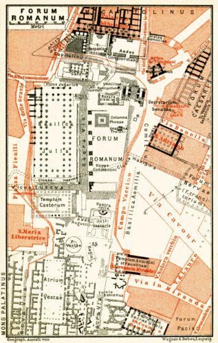 Roman Forum Map.pdf Roman Forum Location Map History Pictures Rome This Is A Photograph