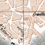 Waldin Sagunto city map, 1913 digital map