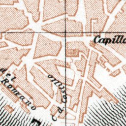 Waldin Sagunto city map, 1913 digital map