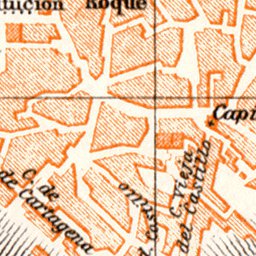 Waldin Sagunto city map, 1929 digital map
