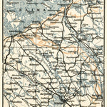 Waldin Saimaa Canal map, 1914 (Russia version) digital map