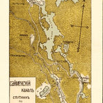 Waldin Saimaa Canal map (in Russian), 1913 (2) digital map