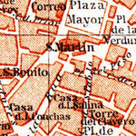 Waldin Salamanca city map, 1899 digital map