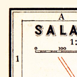 Waldin Salamanca city map, 1899 digital map