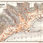 Waldin Sanremo city map, 1908 digital map