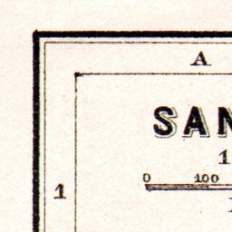 Waldin Sanremo city map, 1908 digital map