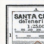 Waldin Santa Cruz de Tenerife city map, 1911 digital map
