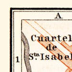 Waldin Santiago de Compostela city map, 1899 digital map