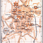 Waldin Santiago de Compostela city map, 1929 digital map