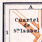 Waldin Santiago de Compostela city map, 1929 digital map
