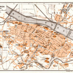 Waldin Saragossa (Zaragoza) city map, 1929 digital map