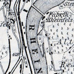 Waldin Schaffhausen (Schaffhouse) and environs map, 1897 digital map