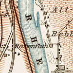 Waldin Schaffhausen (Schaffhouse) environs map, 1909 (second version) digital map
